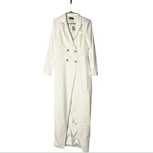White Blazer Dress - Never Worn
